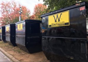Dumpster rental Raleigh NC Wall Recycling