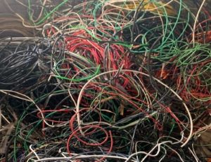 Recycled insulated copper wire