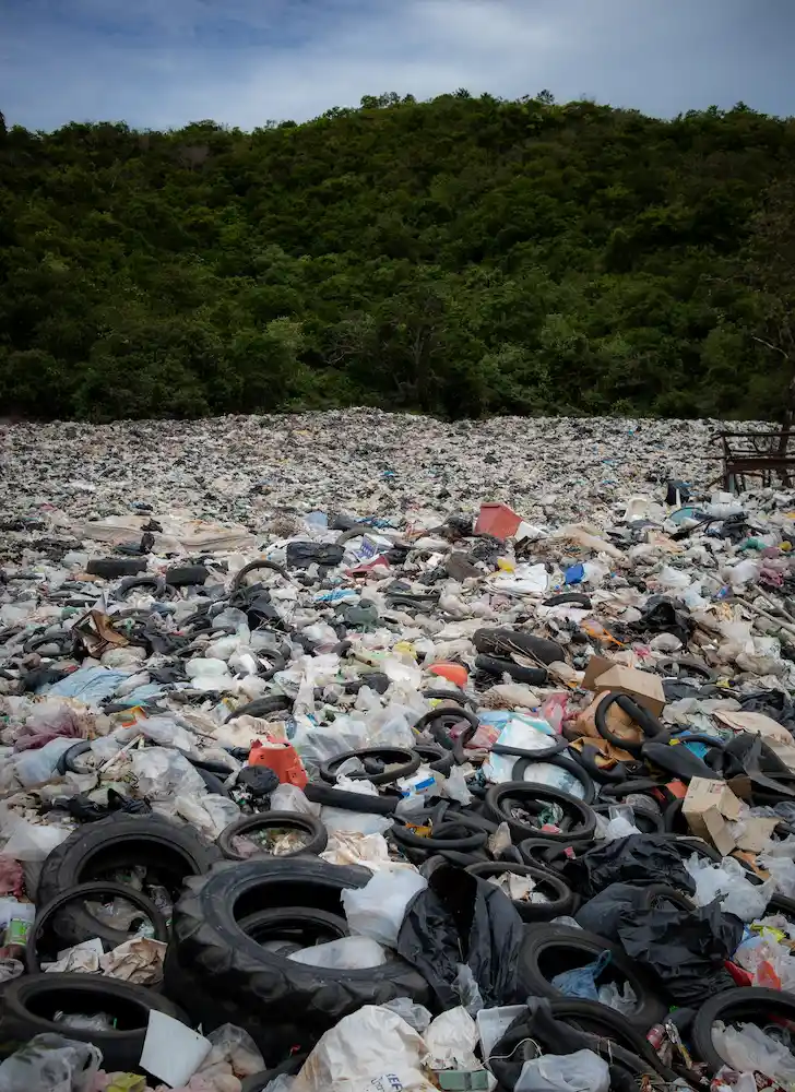 Picture of a local landfill in Madison, NC.